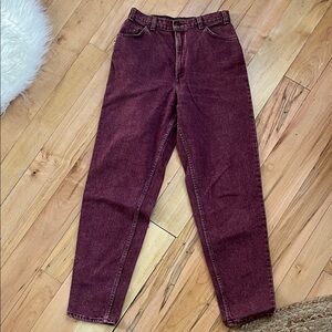 Levi's Women's Dark Red Straight Leg Jeans